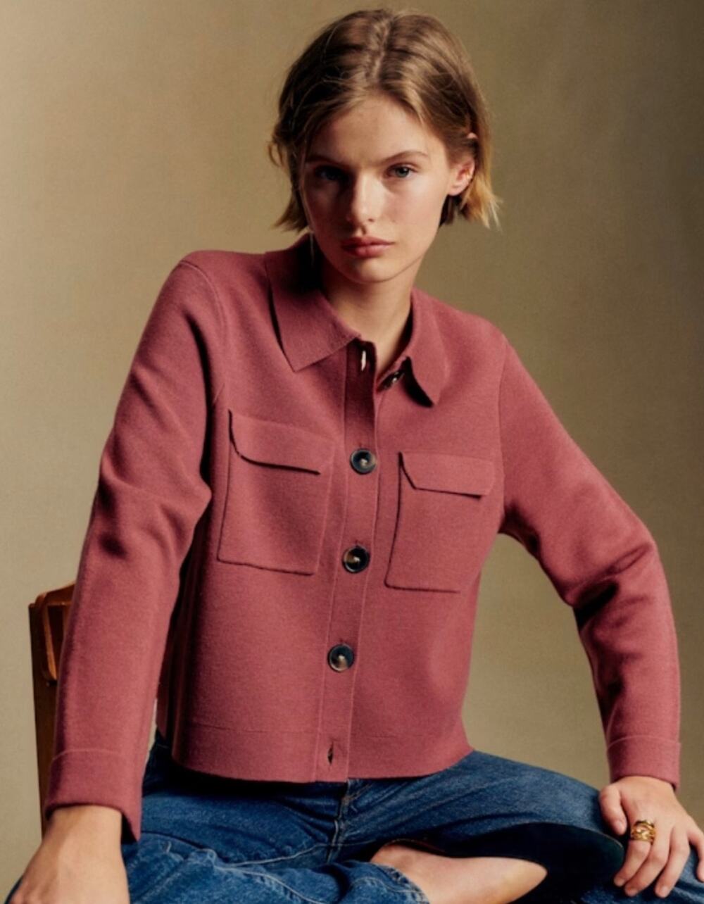 Sezane Betty Sweater Cardigan